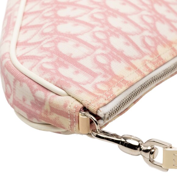 Pre-Loved Dior Mini Diorissimo Coated Canvas Saddle Pochette - Picture 9 of 11